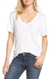 Splendid V-Neck Slub Jersey Tee   Nordstrom at Nordstrom